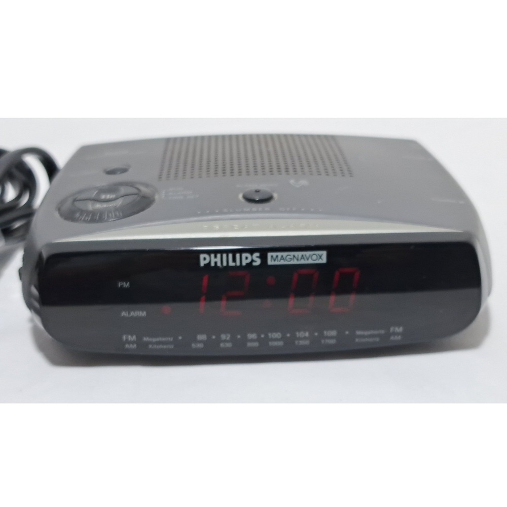 Philips‎ Magnavox AJ3080 AM FM Digital Alarm Clock Radio Red LED Display Works